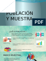 Población muestra : Diabéticos de Lima, marco muestral, muestra finita e infinita