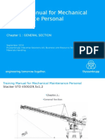 Training Manual For Mechanical Maintenance Personal: STD 4500/29,5x1,2