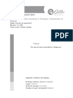 Creacion de Empresas II Tarea 2 PDF