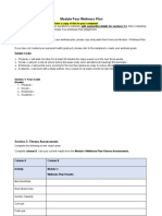 Module Four Wellness Plan