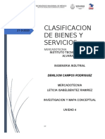 Clasificacion de Bienes y Servicios