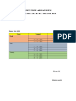 Bukti Piket Laboratorium