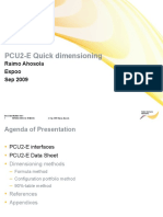 PCU2-E Quick Dimensioning Guide