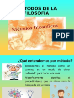 Métodos de La Filosofía