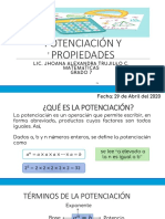 Potenciaciponypropiedadesenlosnumerosenteros PDF