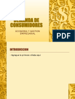 Demanda de Consumidores