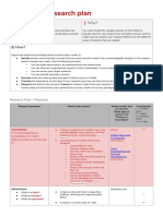 Task A2 - Research Plan: What? Why?