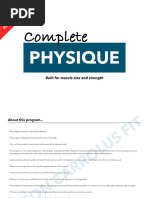 Complete Physique Training Program 