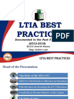 LTIA Best Practices in the Past 5 Years