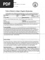 Cal Ave CEQA Declaration