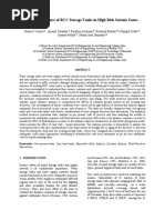 Seismic Response of RCC Storage Tanks in High-Risk Seismic Zones