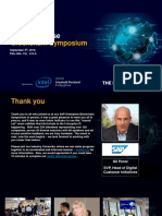 SAP Enterprise Blockchain Symposium Output