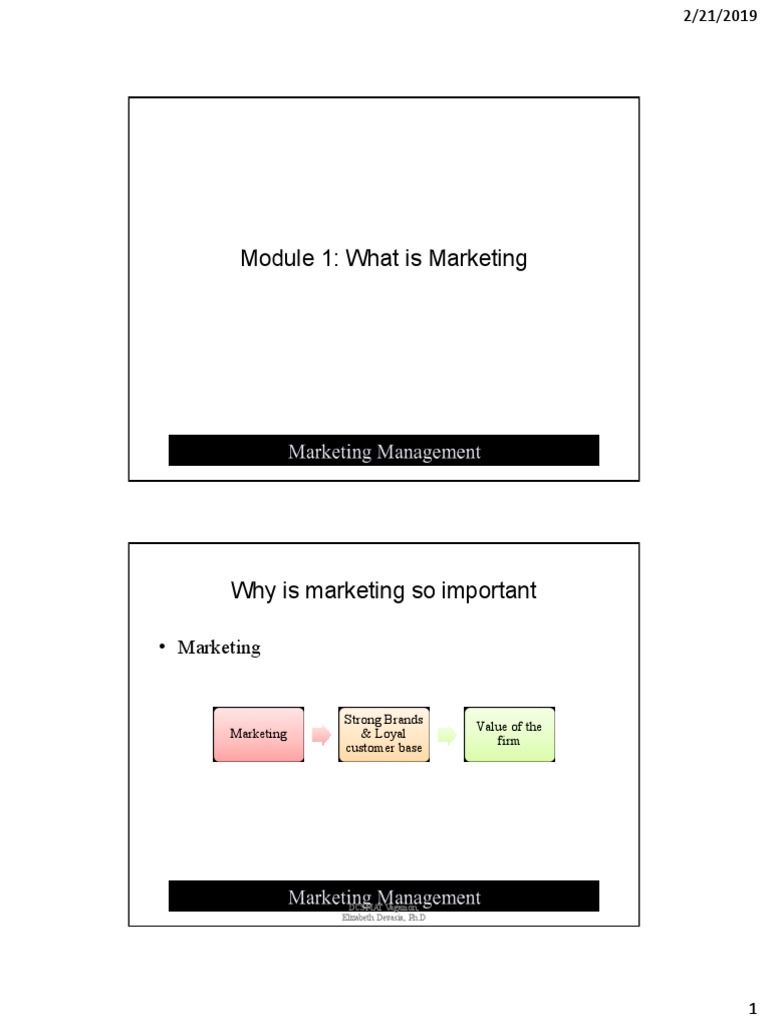 What Is Marketing PDF Customer Marketing
