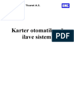 Otomatik Karter Tamamlama Sistemi