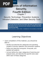 Security Technology Prevention Systems, Intrusion Detection, and Other Security Tools