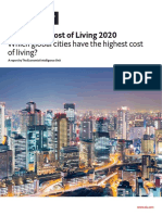 Worldwide Cost of Living 2020 Report