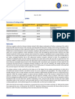 Neosym Industry Limited: Update Summary of Rating Action