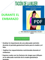 Alimentacion de La Mujer Durante El Embarazo