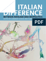 CHIESA, LORENZO & TOSCANO, ALBERTO (Eds.) - The Italian Difference. Between Nihilism and Biopolitics (Melbourne, Re - Press Publishing, 2009)