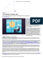 The Benefits of Natural Light: January-February 2014