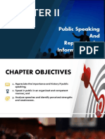 Public Speaking and Reports in The Information Age