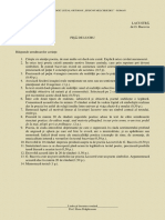 Fisa - cl12 - 2 - Lacustra - Bacovia PDF