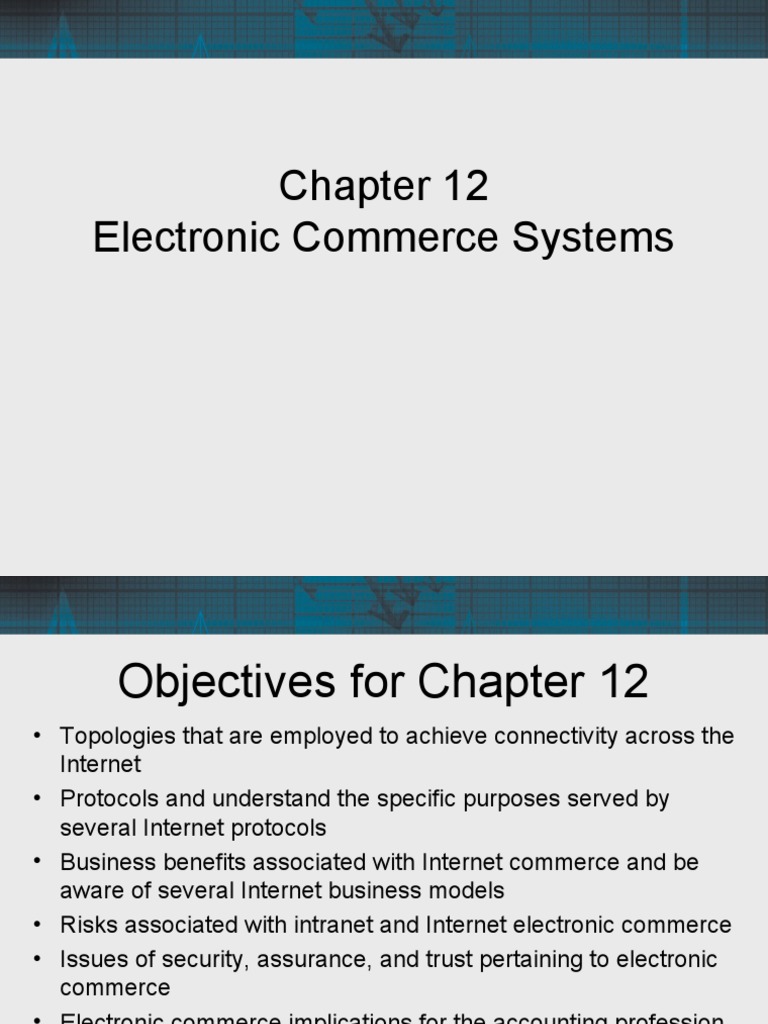 Electronic Commerce Systems | PDF | Client–Server Model | Network Topology