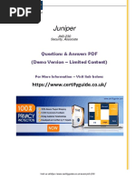 Juniper: Questions & Answers PDF (Demo Version - Limited Content)