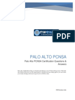 Palo Alto PCNSA Certification Questions & Answers