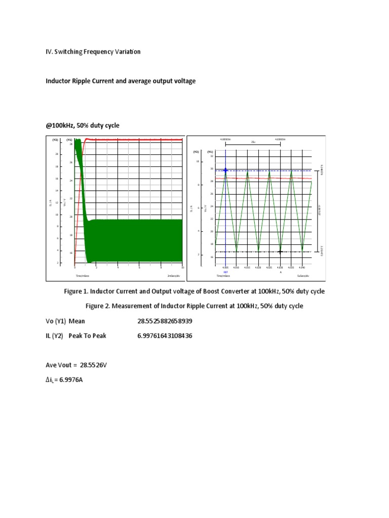 Inductor Ripple Current in Boost Converter | PDF | Power Electronics |  Electricity