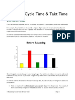 07 Balancing Cycle Time and Takt Time