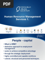 Human Resource Management Services 1