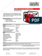 Motobomba 80ZB30-4.8Q Cilindrada 196