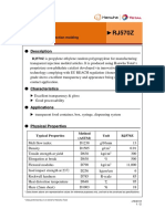 Description: RJ570Z Is Propylene-Ethylene Random Polypropylene For Manufacturing