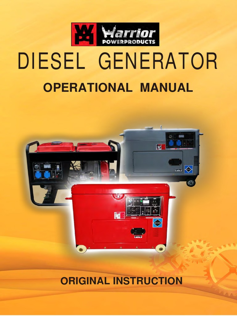 Diesel Generator User Guide | PDF | Diesel Engine | Engines