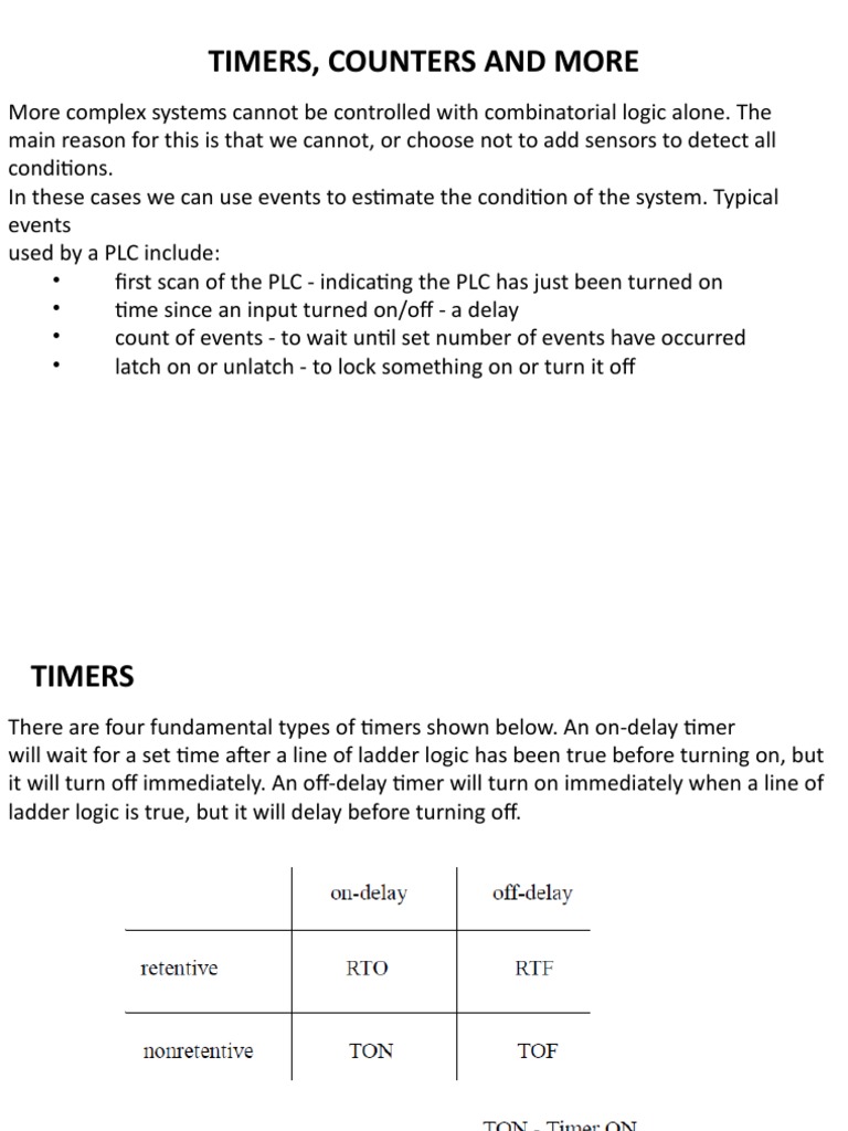 04 Timer Counter DLL | PDF | Programmable Logic Controller ...