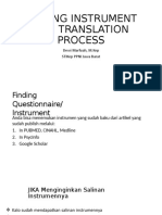 FINDING INSTRUMENT DAN TRANSLATION PROCESS - Metlit Non Reg 1920-1