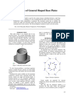 Biaxial Analysis of General Shaped Base Plates