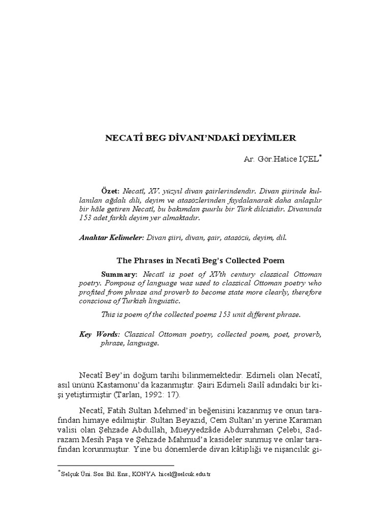 Necatibegdeyimler Pdf