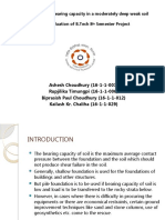 Solution To Improve Bearing Capacity in A Moderately Deep Weak Soil Mid-Sem Evaluation of B.Tech 8 Semester Project