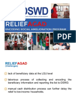 DSWD Presentation On ReliefAgad App