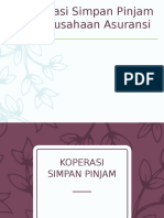 Koperasi Simpan Pinjam & Perusahaan Asuransi