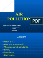 AIR Pollution: Submitted by - Dipesh Verma - Jatin - Lavlesh