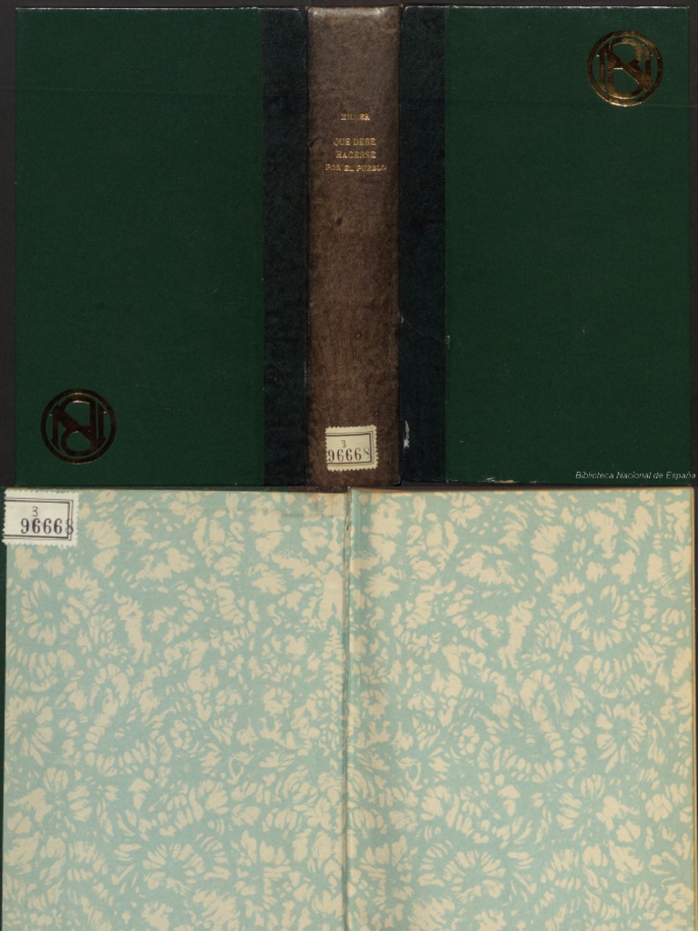 Qué Debe Hacerse Por El Pueblo Bosquejo de Un Programa de  