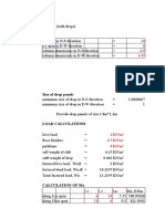 Design of Flat Slab with Drops