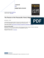 The Passion of The Passacaille Ravel Wag PDF
