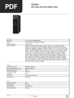 Easy UPS On-Line - SRV6KI - APC