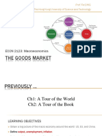 The Goods Market: ECON 2123: Macroeconomics