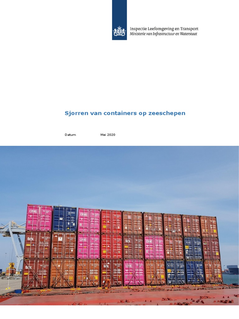 Rapport Sjorren Van Containers Op Zeeschepen | PDF