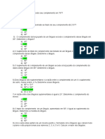 Questões Sobre Ângulos - Entregar